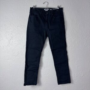 Men's W32 L30 Denizen Levi's Black 216 Skinny Fit Jeans
